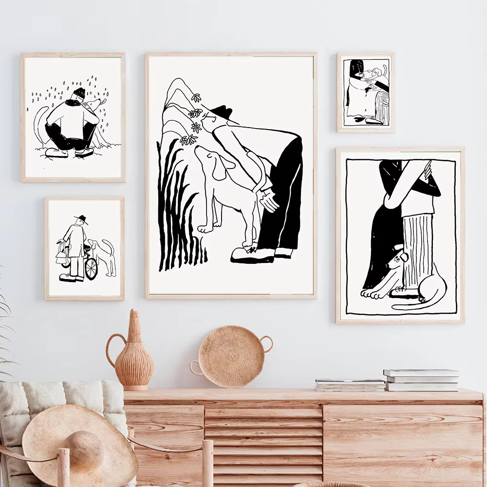 Poster Kanvas Minimalis Gaya H - Modern Korean Lifestyle ulasan dan harga