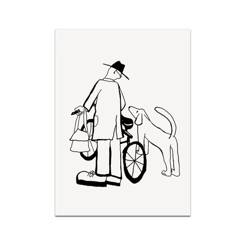 Poster Kanvas Minimalis Gaya H - Modern Korean Lifestyle ulasan dan harga
